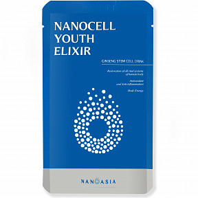 Напиток с добавлением экстракта женьшеня Nanocell Youth Elixir коробка 30 шт х 90 мл